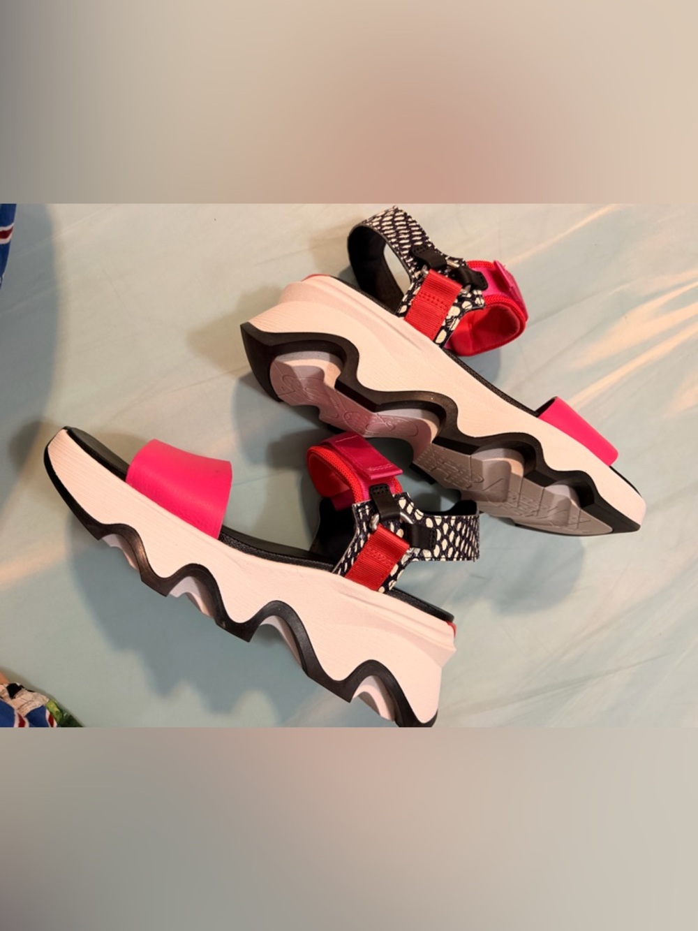 Sorel Kinetic Impact Y-Strap High Sandal - size 7.5 / 38.5 💕Perfect Condition - Picture 5 of 8
